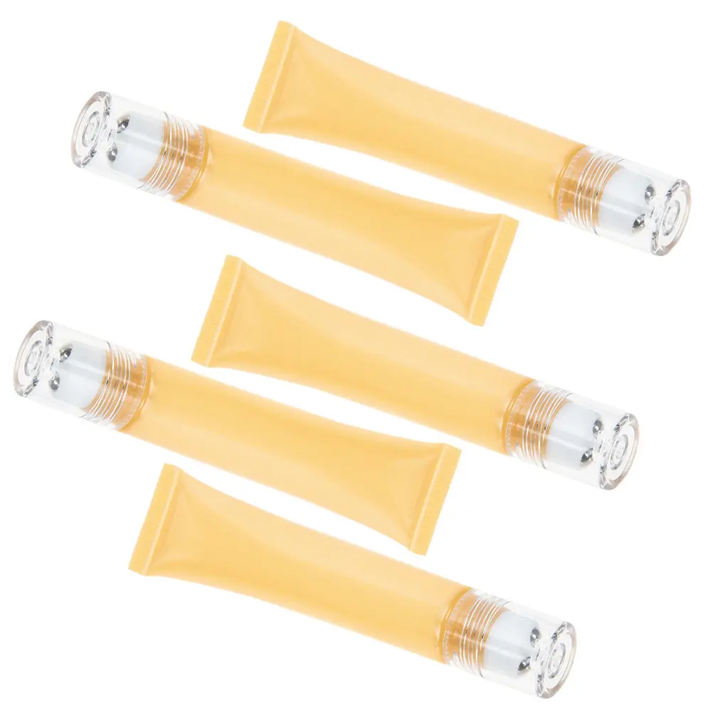 

Набор из 5 мягких многоразовых тюбиков для крема для глаз, дорожных контейнеров для косметики, пустых роликовых дозаторов для эфирных масел