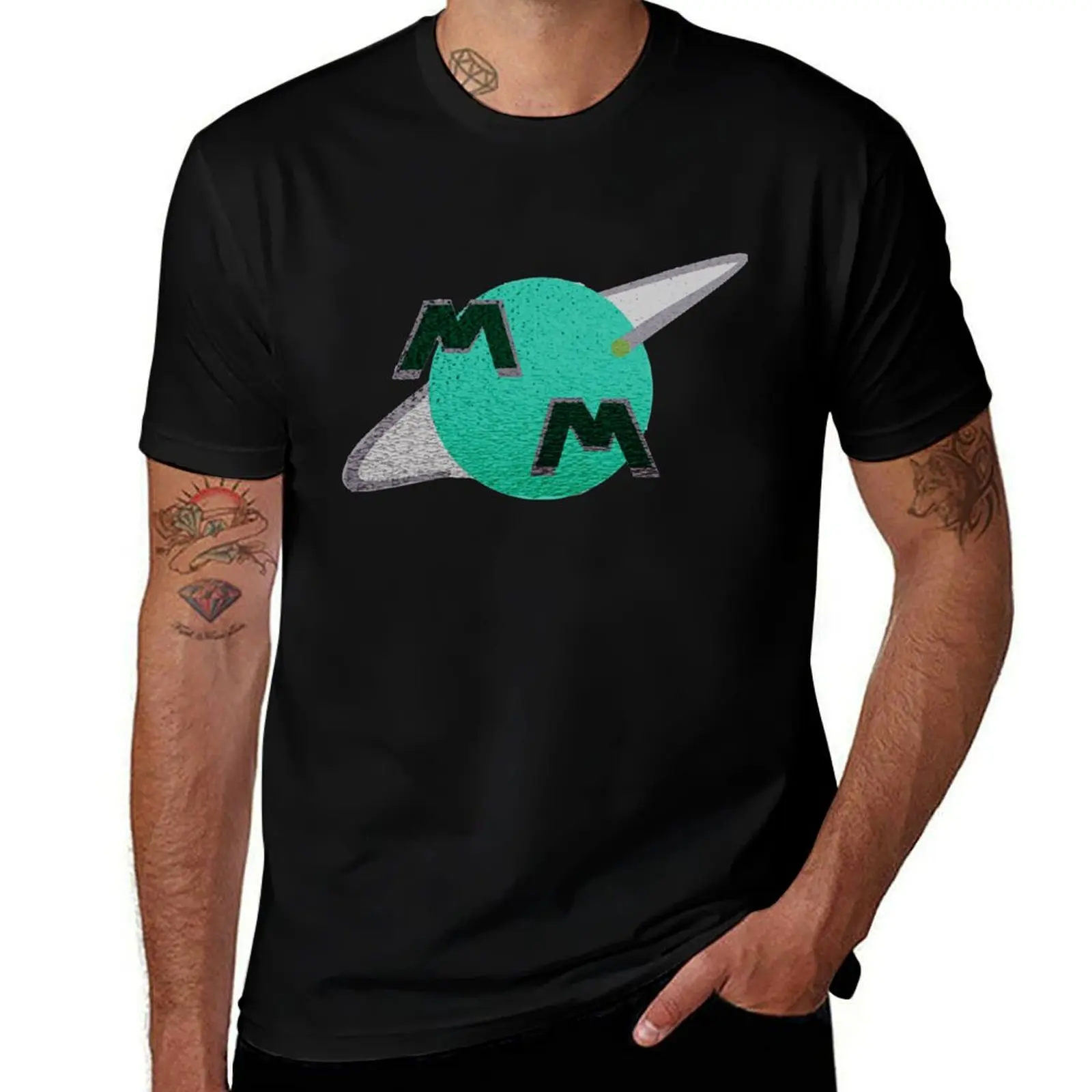 Meteor Man Sticker T-Shirt Large Size Casual Tee Shirt