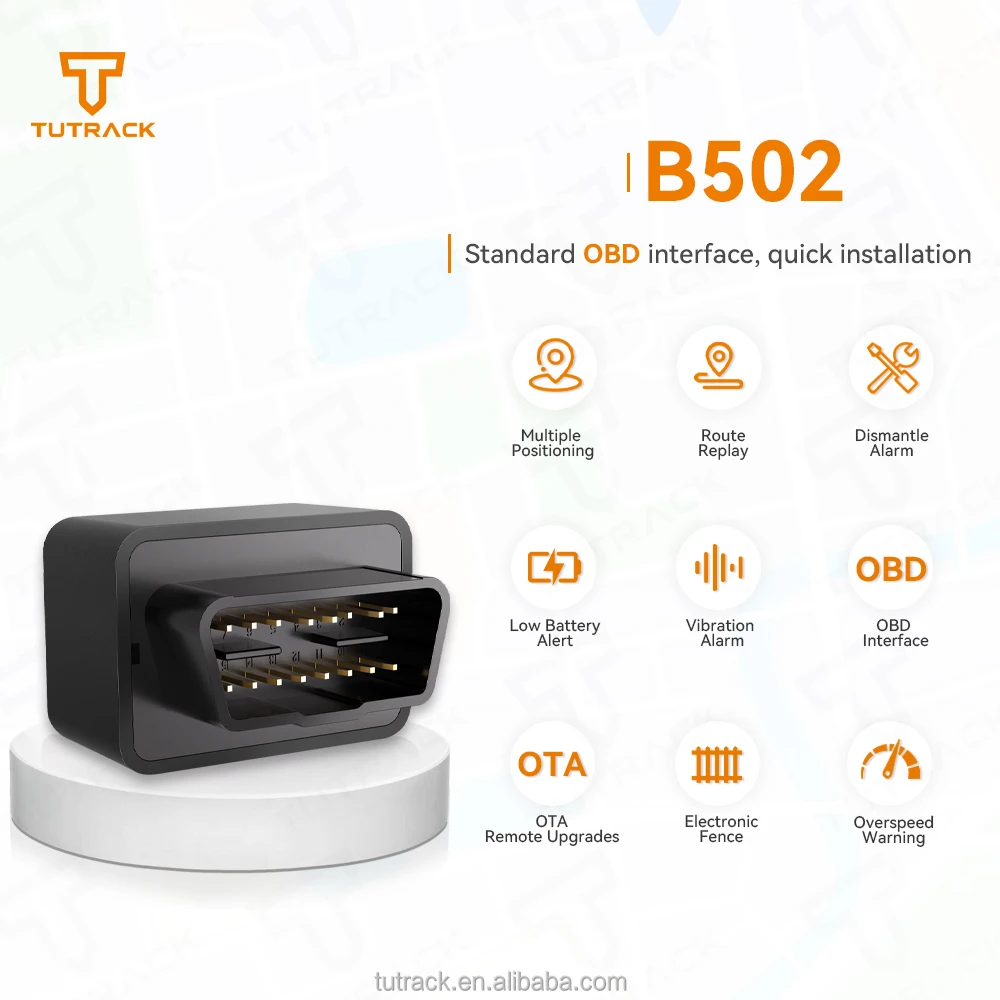 lifetime free PC/IOS Anroid App 4G OBD2 universal car/rv/truck GPS Fleet Tracker Waterproof Geofence/ACC Detection/ANTI-SHOCK