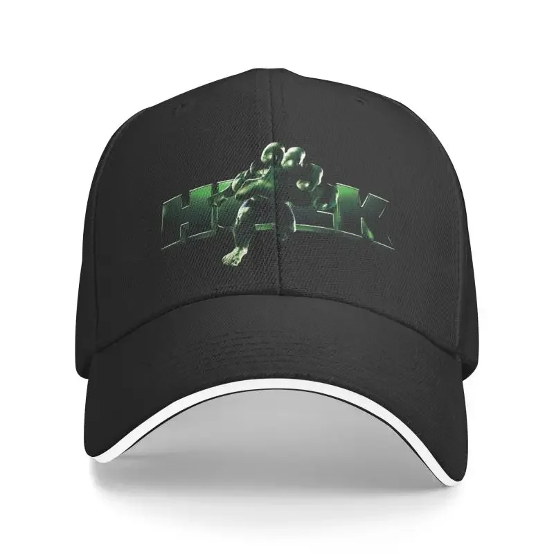 Fashion Marvel Superhero Baseball Cap Men Women Custom Adjustable Adult Green Hulk Sympol Dad Hat Spring