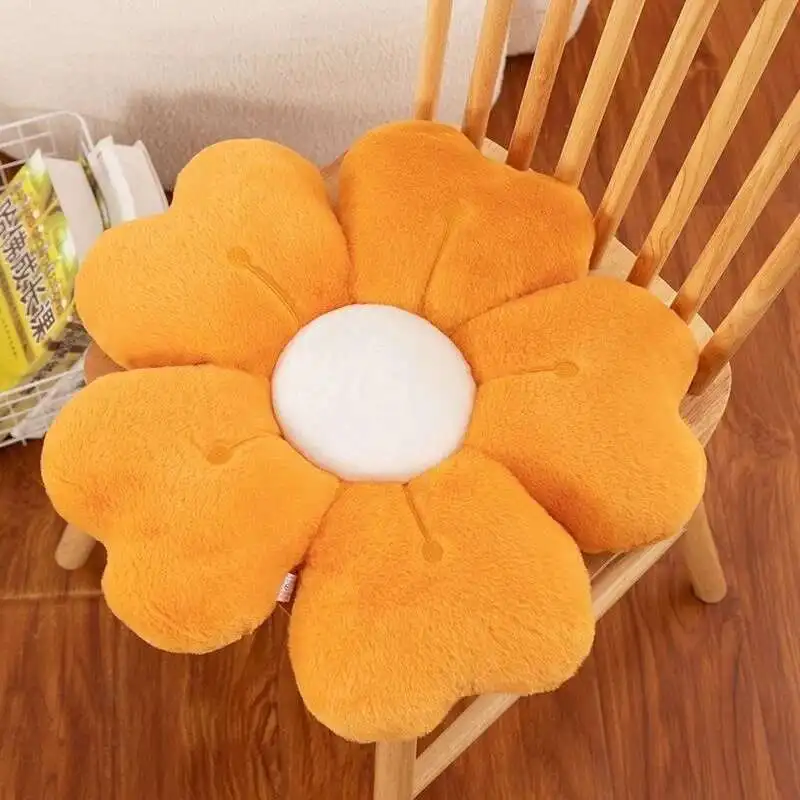 35cm nuevo juguete de peluche de girasol crisantemo silla suave sofá cojín flor asiento cojín para niños cumpleaños y regalo de Navidad