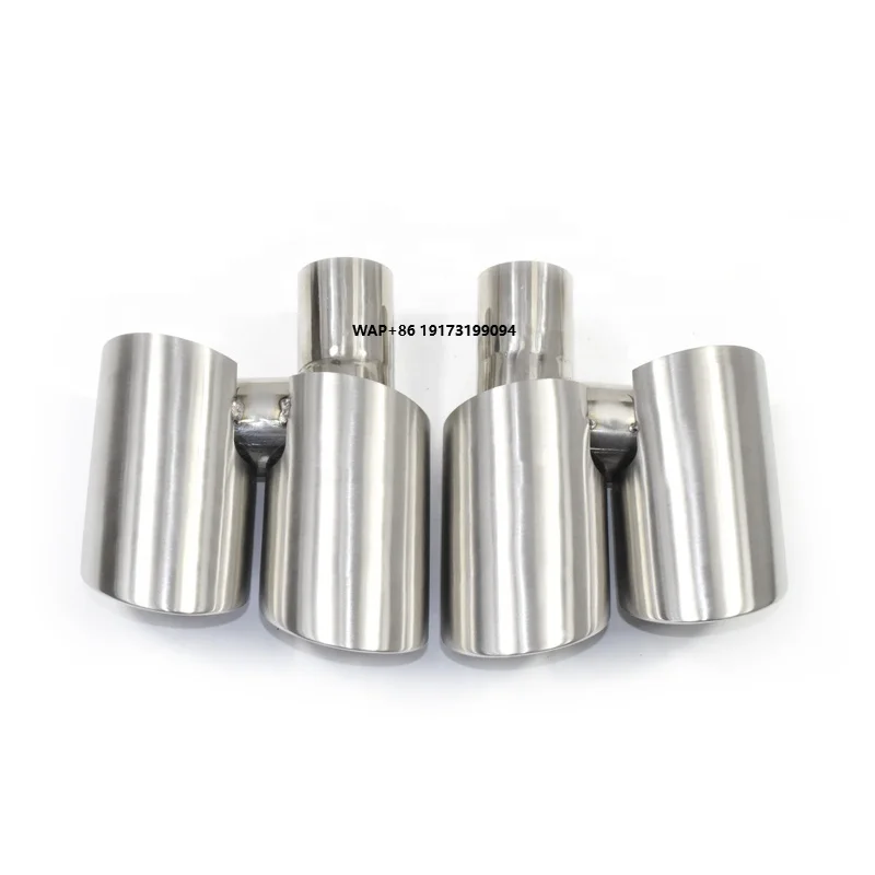 

Car exhaust pipes for porsche-panamera 970 upgrade stainless steel exhaust tip performance exhaust system quad muffler tip