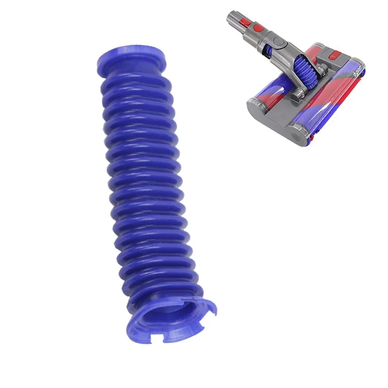 KEOL-Dyson Omni-Glide 소프트 벨벳 롤러 흡입 헤드 블루 호스 교체 홈 청소 진공 청소기 액세서리