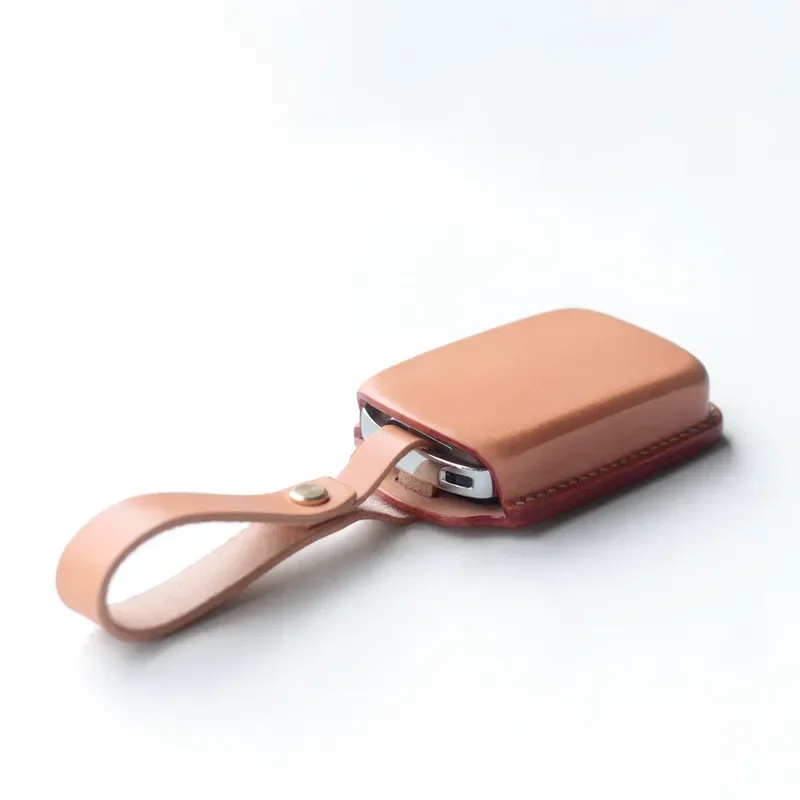 for Mazda Onxella CX5 CX30 Key Bag Genuine Leather Handmade Personalized Simple Texture Keychain