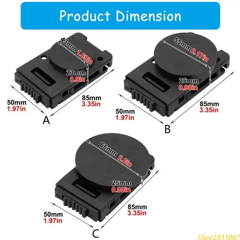 Secure Belt Clip Holder Clamp Fastener Attachment For Work Environment 831F
