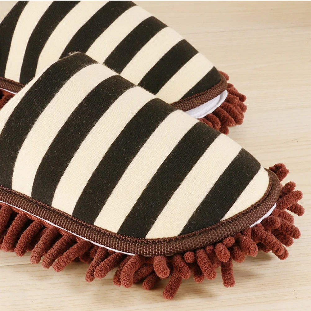 

Cleaning Slipper Cover Non-abrasive Mop Shoes Slippers Smooth Floor Chenille Foot Mopping Mops for
