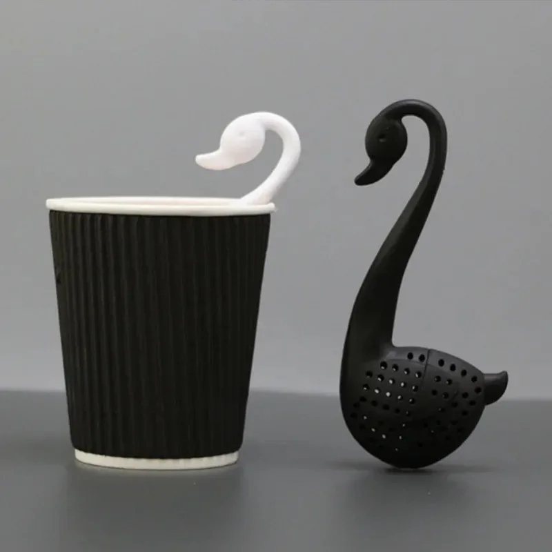 Creative Swan Tea Filter Accessories Tea Separation and Isolation Spoon