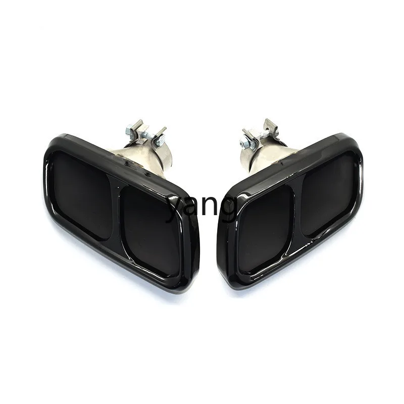 CX exhaust pipe modified SVR enclosed four-way square mouth tail throat