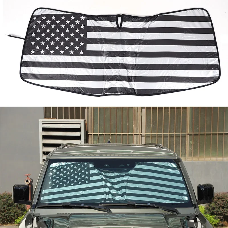 

For Land Rover Defender 90 110 2004-2025 Aluminum foil /silver tape car front windshield anti-UV sunshade car accessories 1Pcs