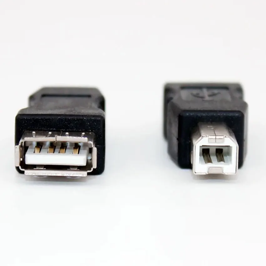 1/2/5PCs USB 2.0 Type A Female to B Male adapter For USB Printer Square Of the Public Transfer Joint Converter