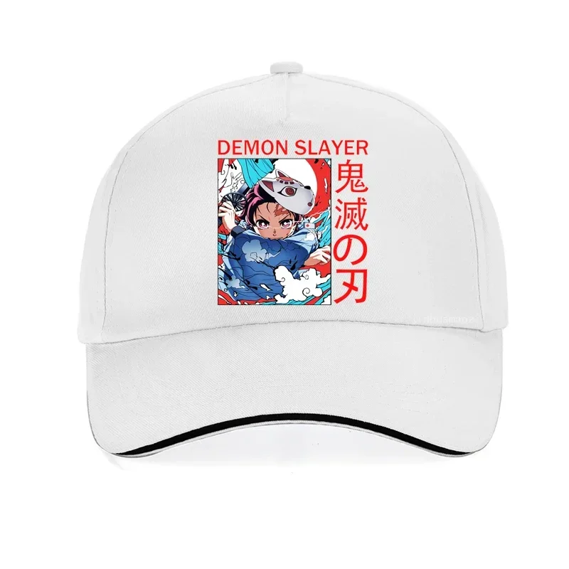 Hot Anime Demon Slayer Funny Cartoon Baseball cap Men Summer Kimetsu No Yaiba comics hip hop caps men Demon Slayer hat