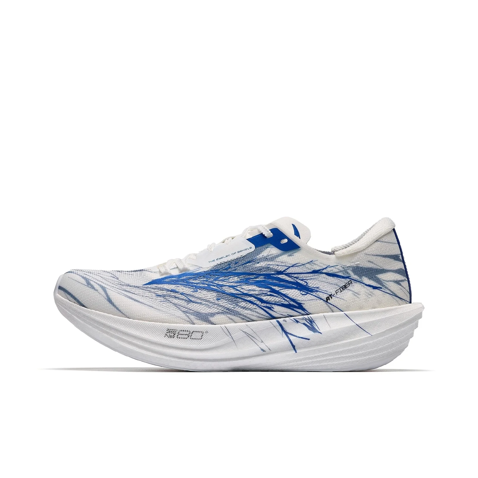 ANTA Horsepower 3 Running Shoes Women's Low Top Papyrus White/True Blue/Metal Gray Blue 922645568-1