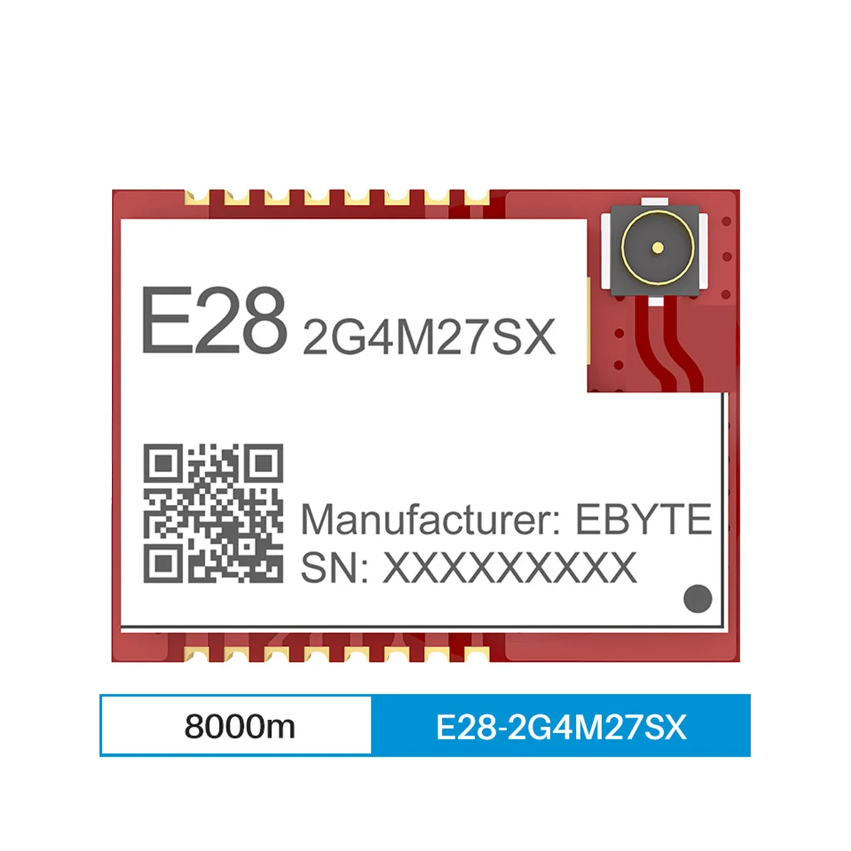 Sx1280 Draadloze Rf Module Cdsenet E28-2G4M27SX 27dbm Lora Smd Ipex Pa