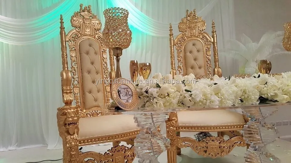 Assento do Tesouro do Rei Real do Casamento Francês