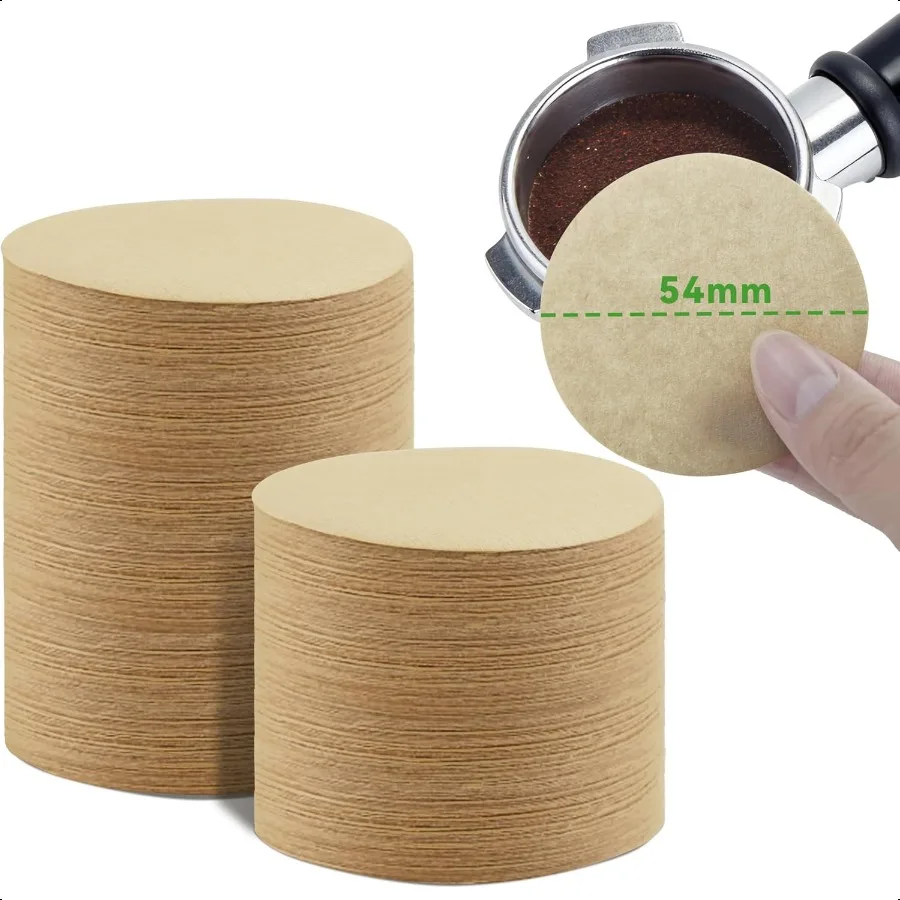 

1000 Pcs Coffee Paper Filter for Espro Coffee Maker 54mm Unbleached Espro Filter Puck Screen Portafilter Paper