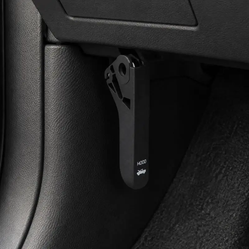 M76E schwarzer Kunststoff-Haubenöffnerhebel für Pickup-Anwendungen 1999–2010, direkter Ersatzgriff für den Zugang zur Motorhaube – Detail 9
