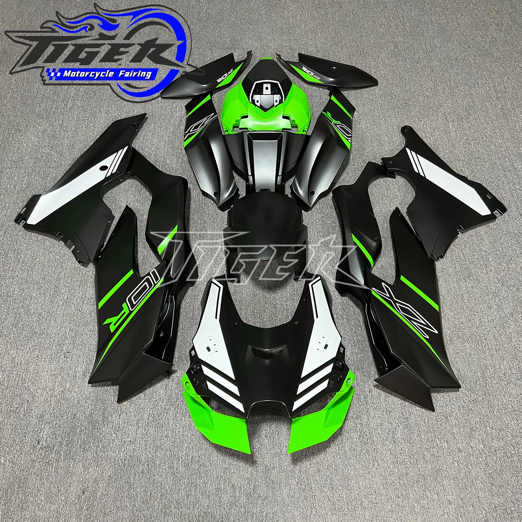 

For Kawasaki ZX 10R 2021 2022 2023 2024 2025 Full Green Motorcycle Fairing Kit ZX10R 21 22 23 24 25 Aftermarket Fairings