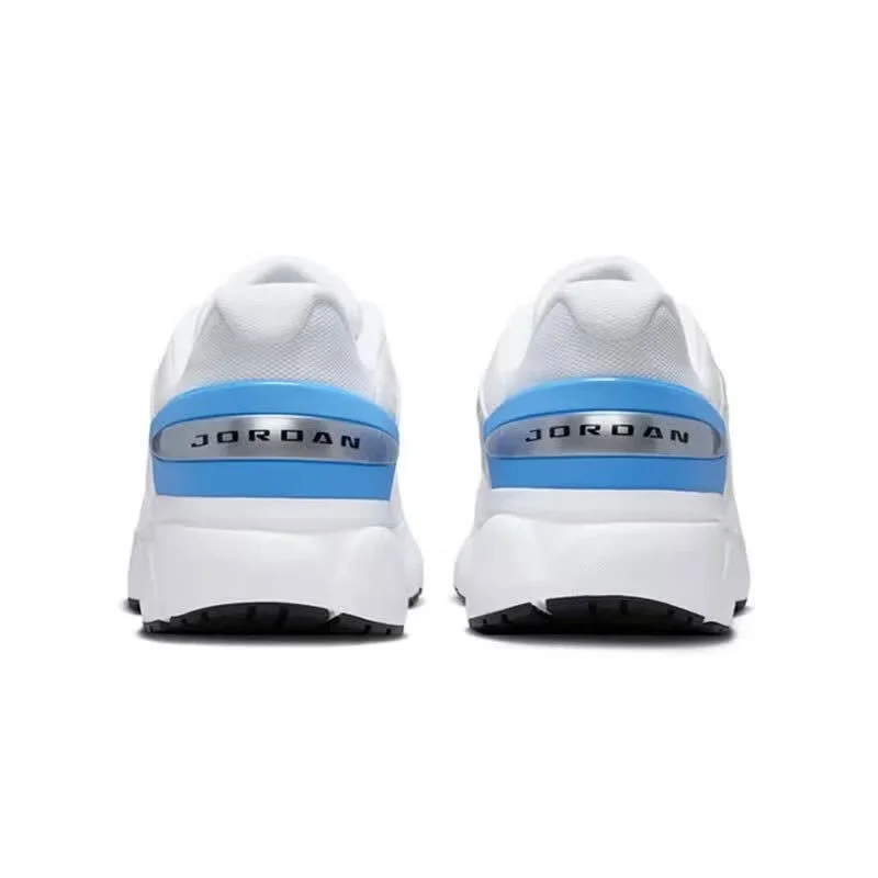 Auténticas zapatillas deportivas Nike Jordan TRUNNER FLOW para hombre y mujer, zapatillas de baloncesto transpirables, color blanco, modelo IQ2091-103.