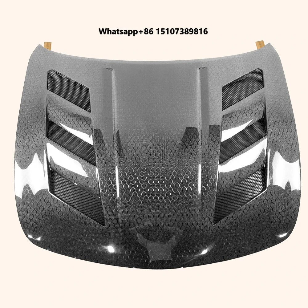 For G37 Q40 4 Door Sedan 2008-13 Honeycomb Carbon Fiber KZ Style Hood