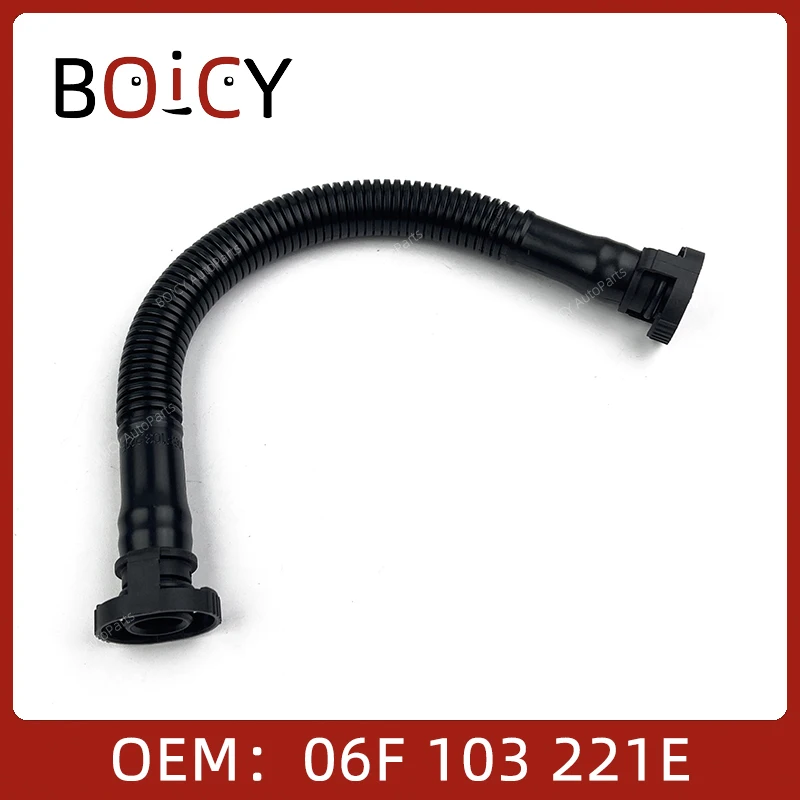 

BOICY Crankcase Breather Vent Hose Tube Pipe For 2.0 Polo Golf Scirocco Jetta Eos Passat Octavia A3 A4 A6 Leon Altea 06F103221E