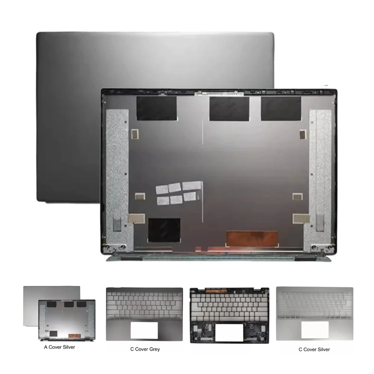 

For Inspiron 13 Pro 5335 5330 Laptop shell Rear Cover Top Case Hand Rest Top Bottom Housing Silver Gray shell