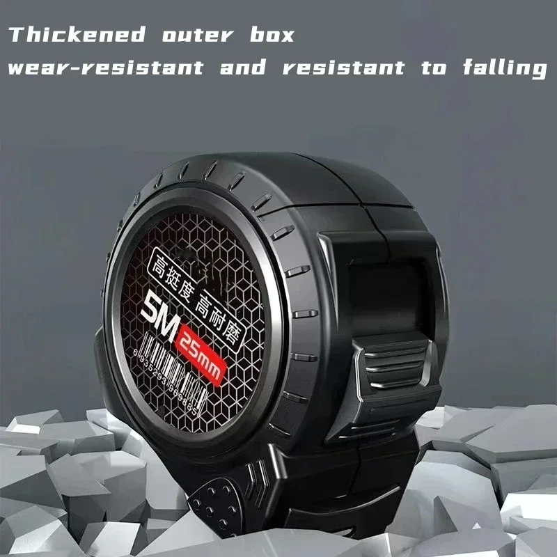 

Measuring Tape Self 5/10M High Precision Wear-resistant Ruler Measuring Tools Locking Fluorescent Steel Tape Measure Retractable