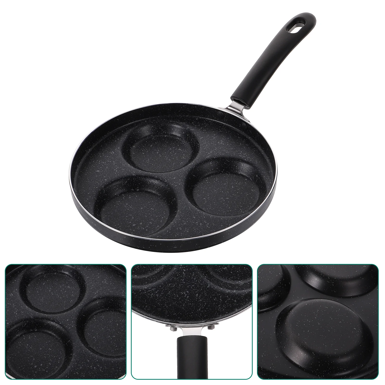 Frying Pan Mold Multi hole Sub packing Plate Mini Induction Tray Aluminum Alloy Smooth Edges Wear resistant Bottom Even