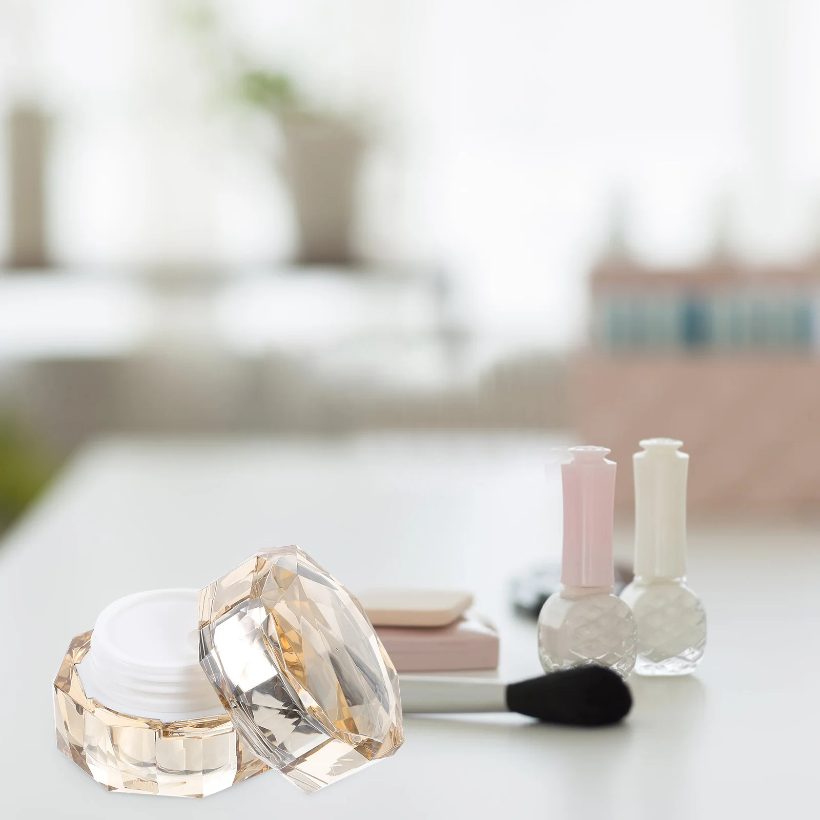 

3pcs Empty Lotion Bottles Cream Jars 15G Travel Face Container Containers Sample Toiletry Skincare Plastic Sub Boxes