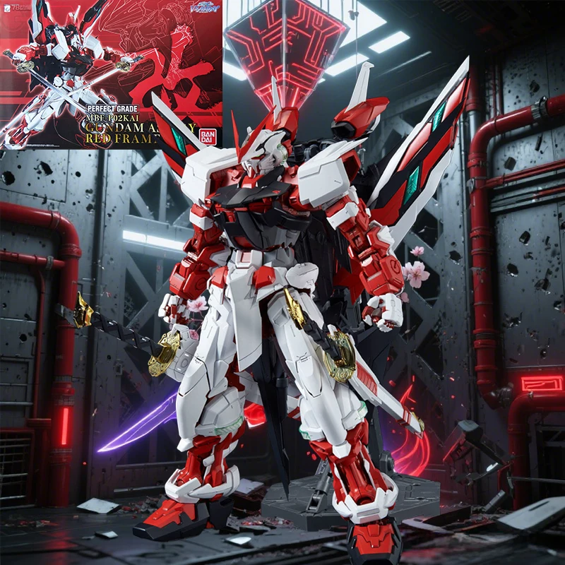 

Bandai Original PG Web Exclusive Version MBF-P02KAI GUNDAM ASTRAY RED FRAME KAI Anime Action Figure Assembly Model Toys Gifts