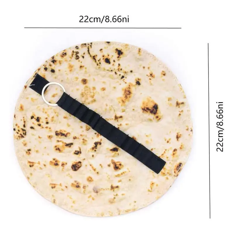 Pannenkoek Etui Briefpapier Tas Houder Organizer Pen Case Make-Up Organizer Potlood Draagtas Pannenkoek Vorm Voor School