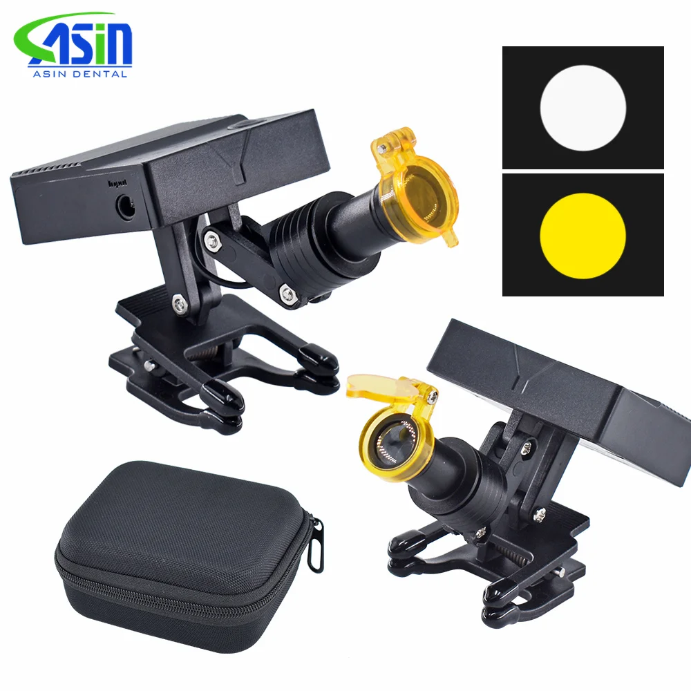 

5 W Wireless LED Headlight for Dental Loupes Brightness Adjustable Dental Binocular Magnifier Spotlight Headlamp