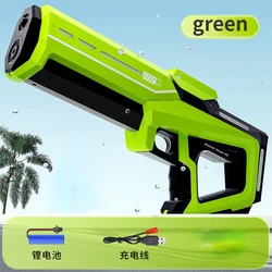 Hot Electric Continuous Shooting Water Gun Toy Fully Automatic Spray High-Pressure Outdoor Pool Game Summer Toy for Kids Gift