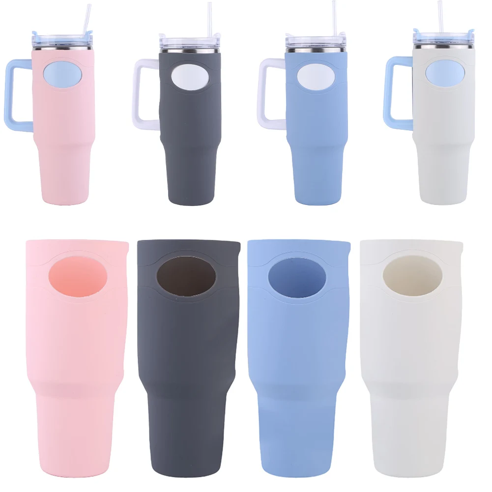 

Silicone Tumbler Protector Boot Anti-Scratch Water Bottle Sleeve Bottle Protective Cover for Stanley Cup Accessories