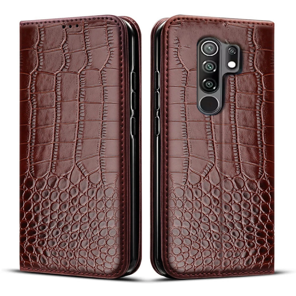 PU Leder Flip Wallet Fall FÜR Xiaomi Redmi 9 6,53 "Xiaomi Redmi 9 Redmi 9 Poco M2 PocoM2 Magnetische Karte Telefon Abdeckung