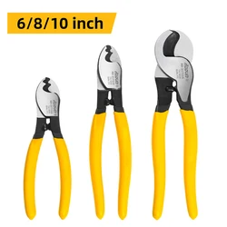 Insulated Cable Cutter Electrician Professional Pliers Shock Wire Stripper Tool Pliers Cable Scissors