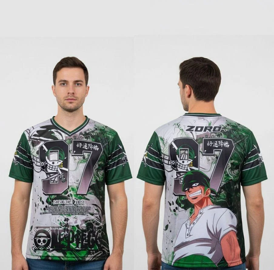 Bandai Anime série Jersey sport Cool mode rue été T-shirt surdimensionné hommes et femmes adulte haut nouvelle offre spéciale