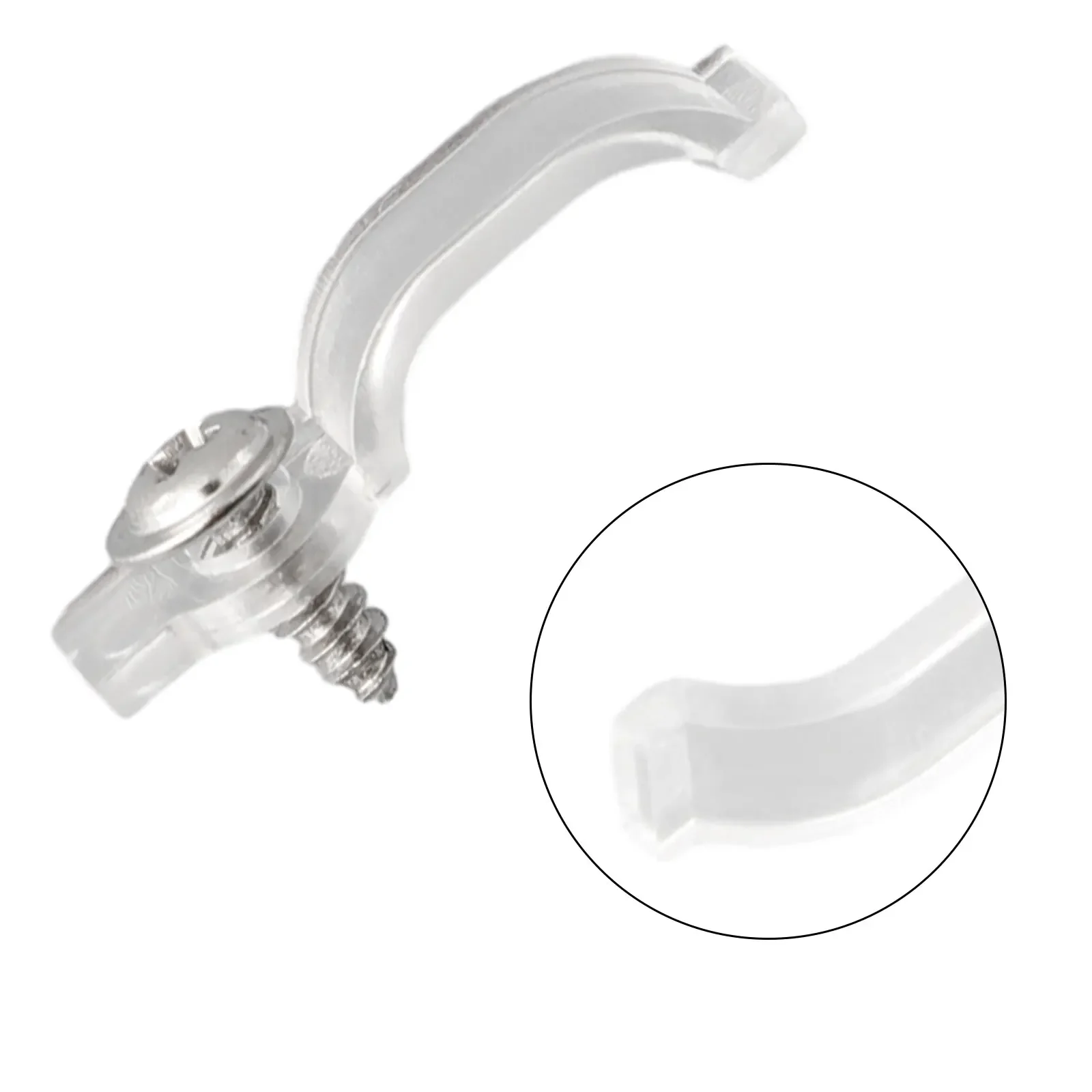 Nail Clippers Fixing Clips 50*Clips+50*Screws/100*Clips+100*Screws Replacement 1 Set For 5050 LED Strip Light Bar