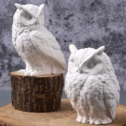 3D Cute Owl Silicone Candle Mold DIY Cartoon Animal Aromath Candles Soap Casting Molds Plaster Resin Craft Making Home Decor