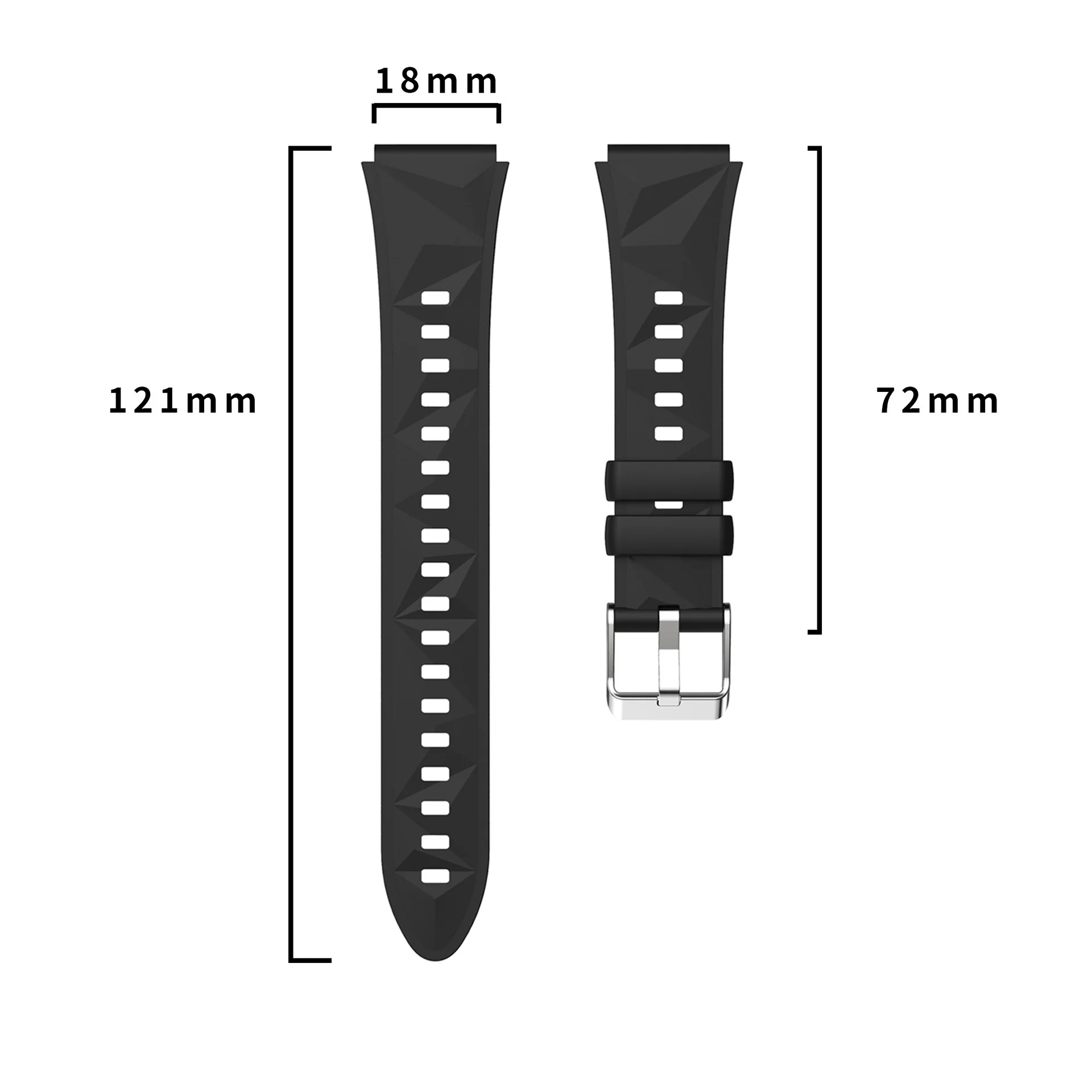 Bracelet en Silicone 18mm/22mm pour montre huawei GT 6 5 41mm 46mm bracelet de Sport ceinture bracelet de montre HUAWEI GT6/GT5 Pro/4/3 Pro 46mm bande
