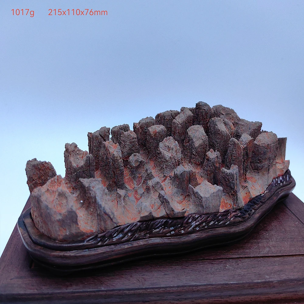 Asian Natural Stone Mountain Rock Reiki Bronzite Natural Precision Mountain Landscape Stone Men Gift Crystals Stone Sculpture