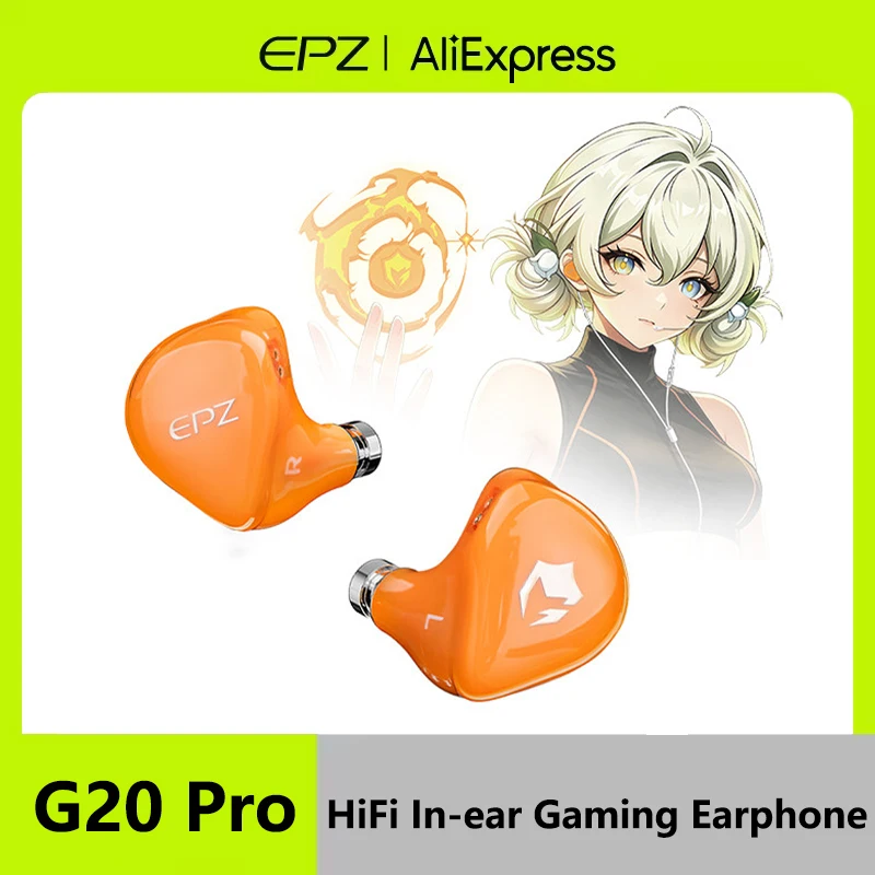 Image of EPZ G20 Pro In-Ear-Kopfhörer HIFI Musik Gaming IEMs 10mm LCP+PU Dynamischer Treiber ENC Boom-Mikrofon Abnehmbares Kabel Kabelgebundene Kopfhörer