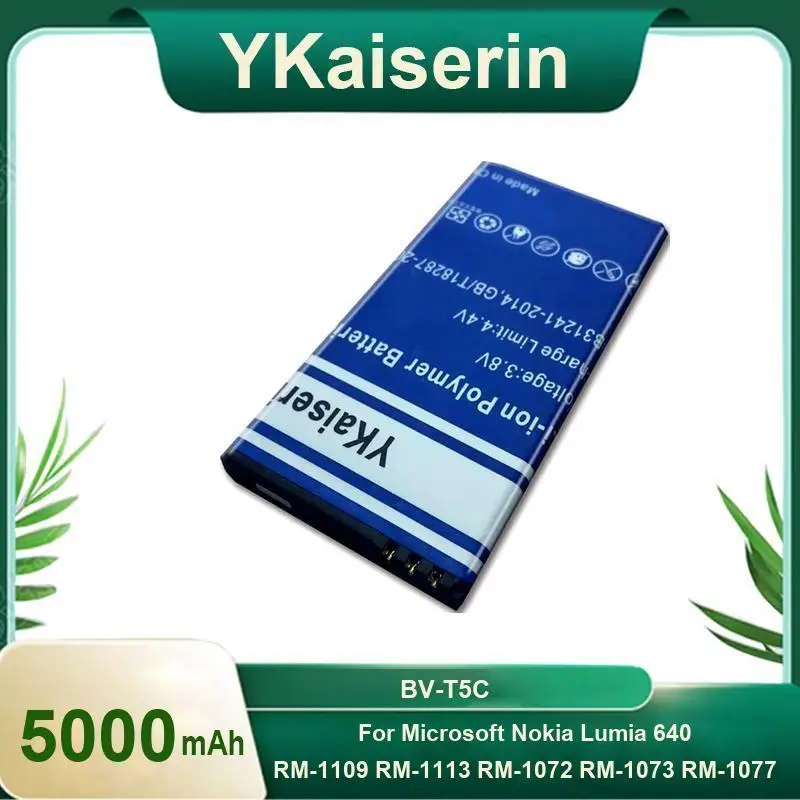 Mobile Phone Battery BV-T5C 5000mAh For Microsoft For Nokia Lumia 640 RM-1109 RM-1113 RM-1072 RM-1073