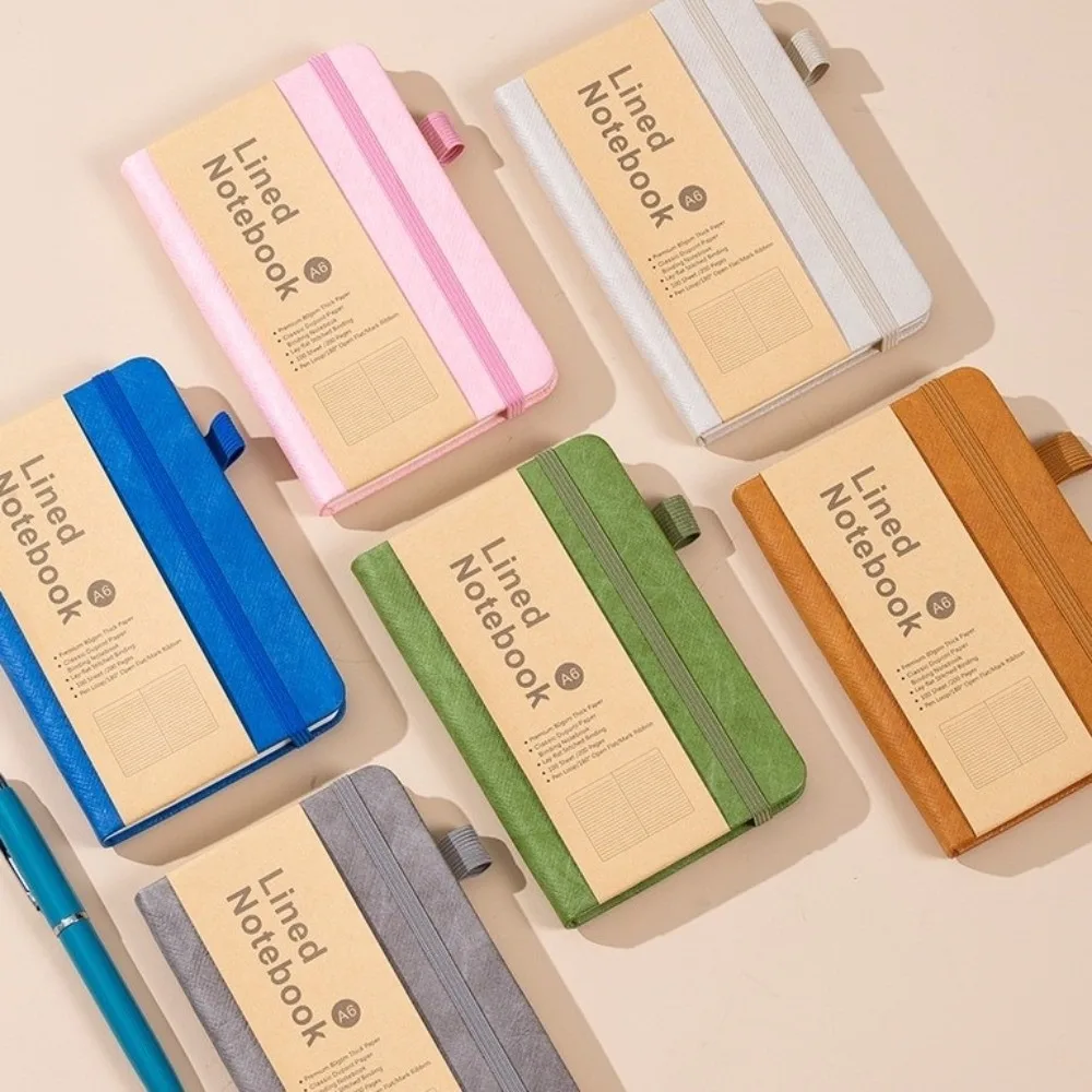 Eco-friendly Dupont Paper Hardcover Notebook a5/A6 Waterproof Lined Notebook Diary Planner Students