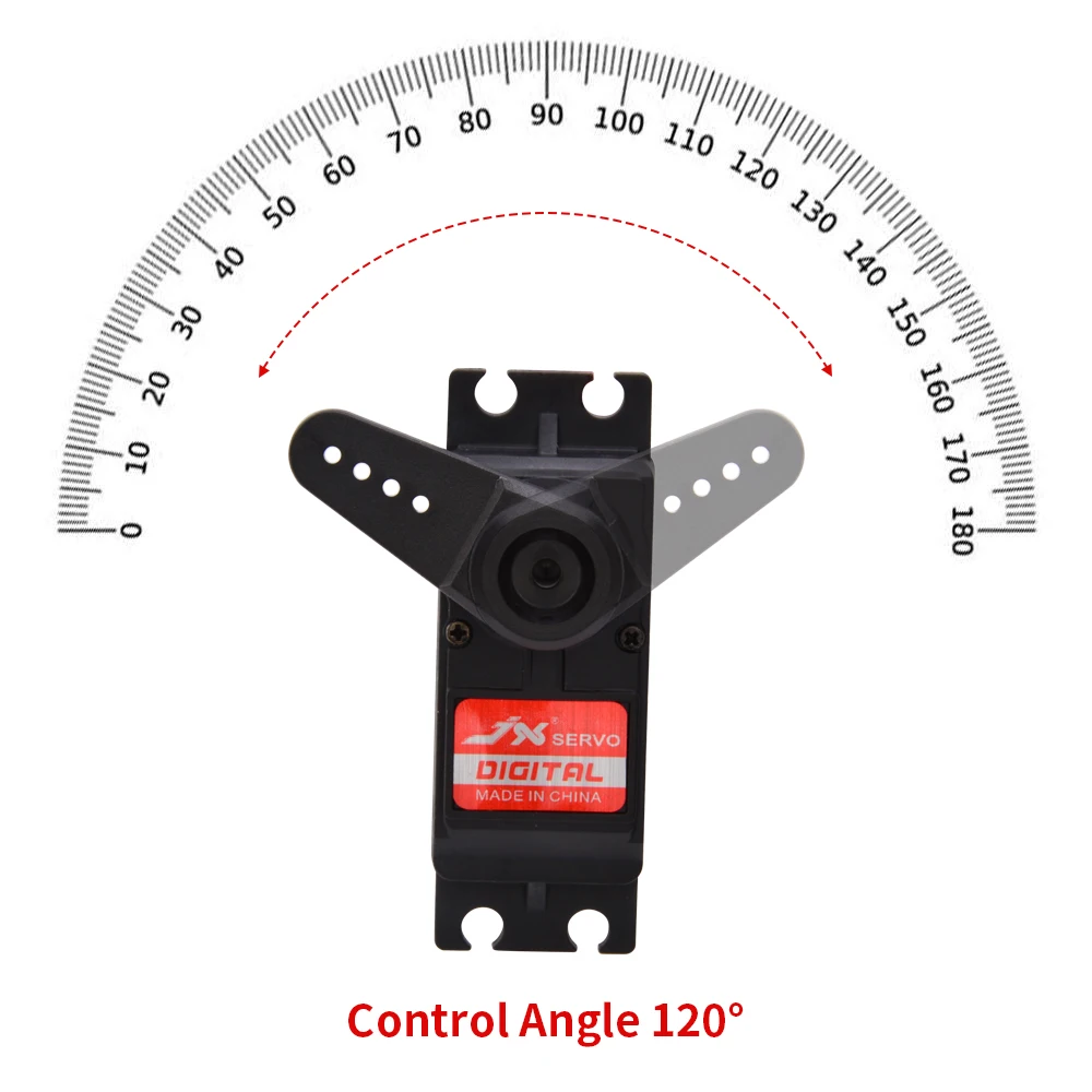 JX BLS6028 28kg High Torque Metal Tooth Digital Brushless Servo For RC Car RC Drone Aircraft Parts