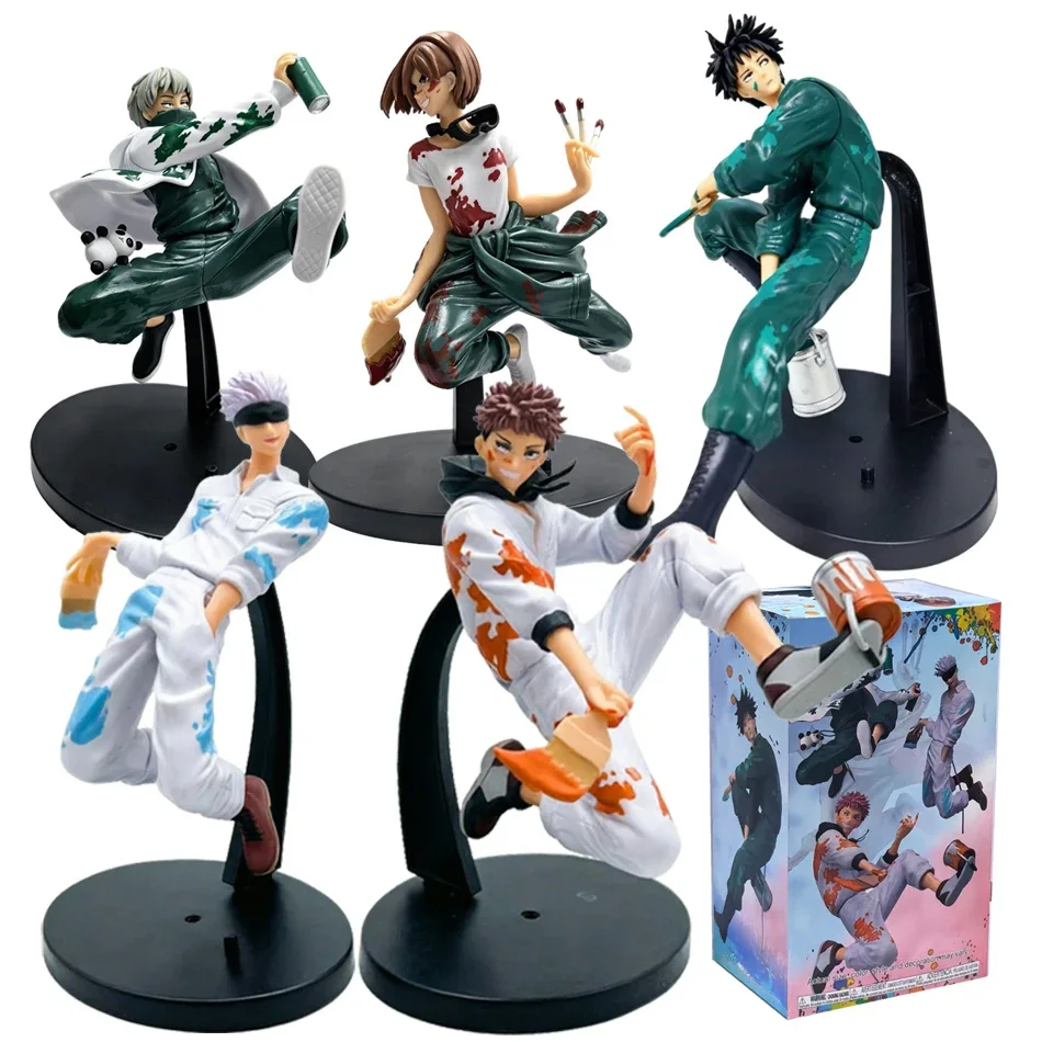 Auf Lager Sega Graffiti Battle Jujutsu Kaisen Anime-Figur Fushiguro Megumi Kugisaki Nobara PVC-Actionfiguren Modell Coole Spielzeuge