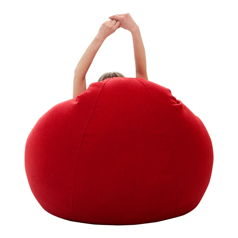 Sedia a sacco impermeabile a forma di pera per esterni comoda e personalizzata