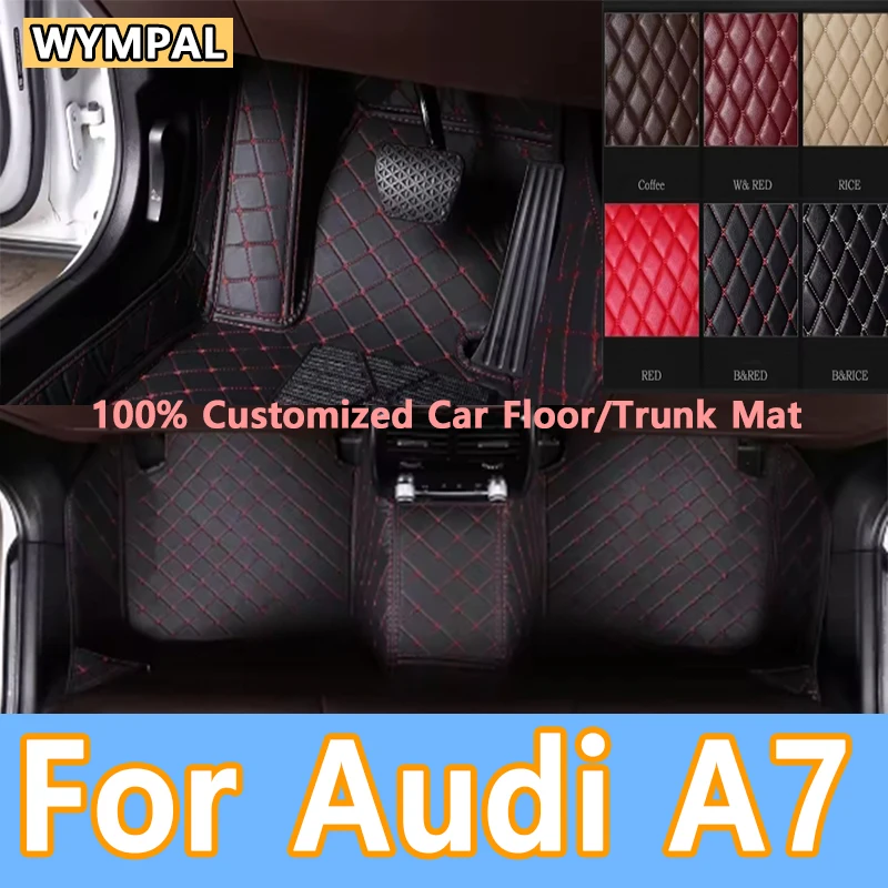 

Luxury Car Floor Mats For Audi A7 2012 2013 2014 2015 2016 2017 2018 Auto Foot Pads Automobile Carpet Cover Interior Accessories