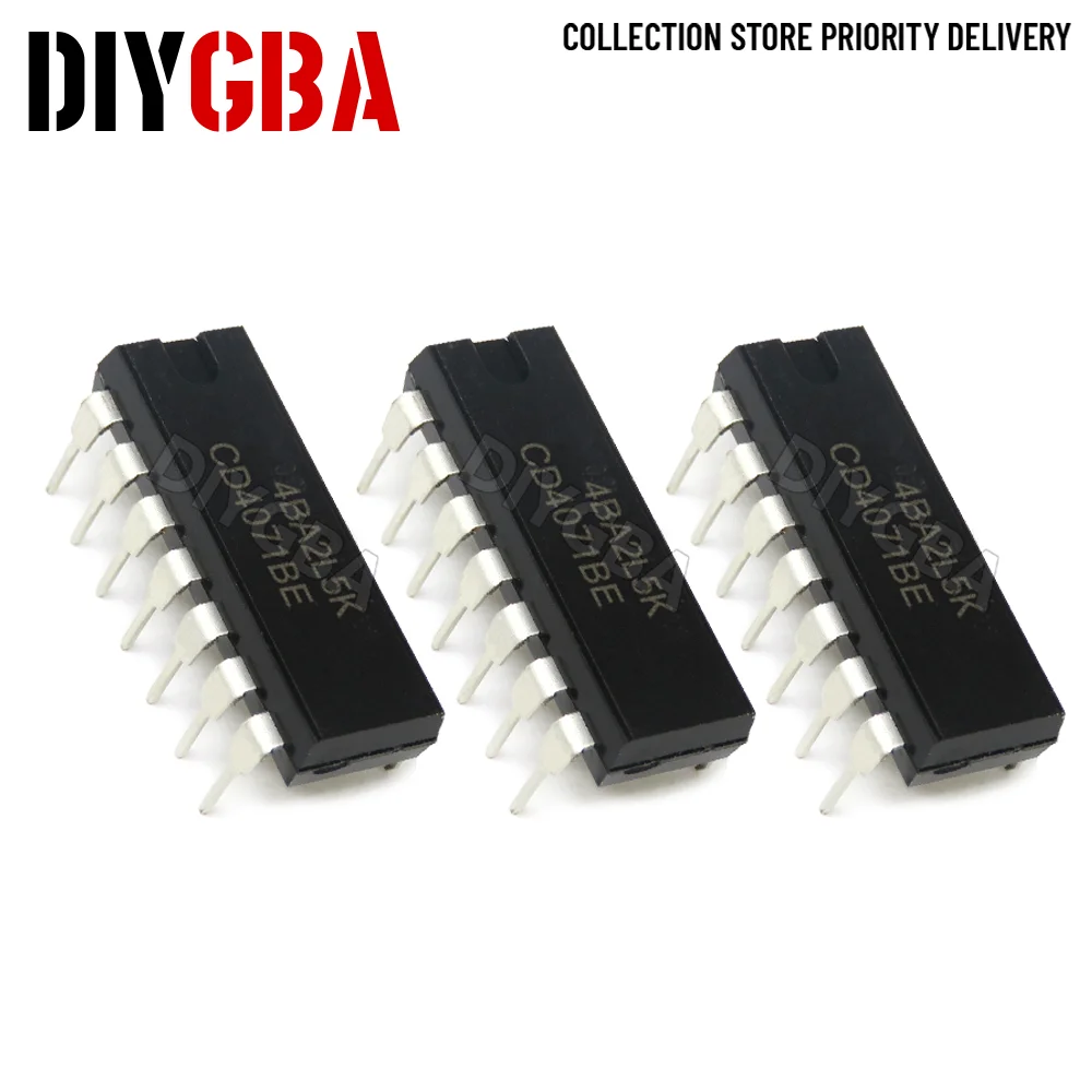 10 قطعة CD4071BE DIP CD4071 DIP14 4071BE DIP-14 جديد DIYGBA IC