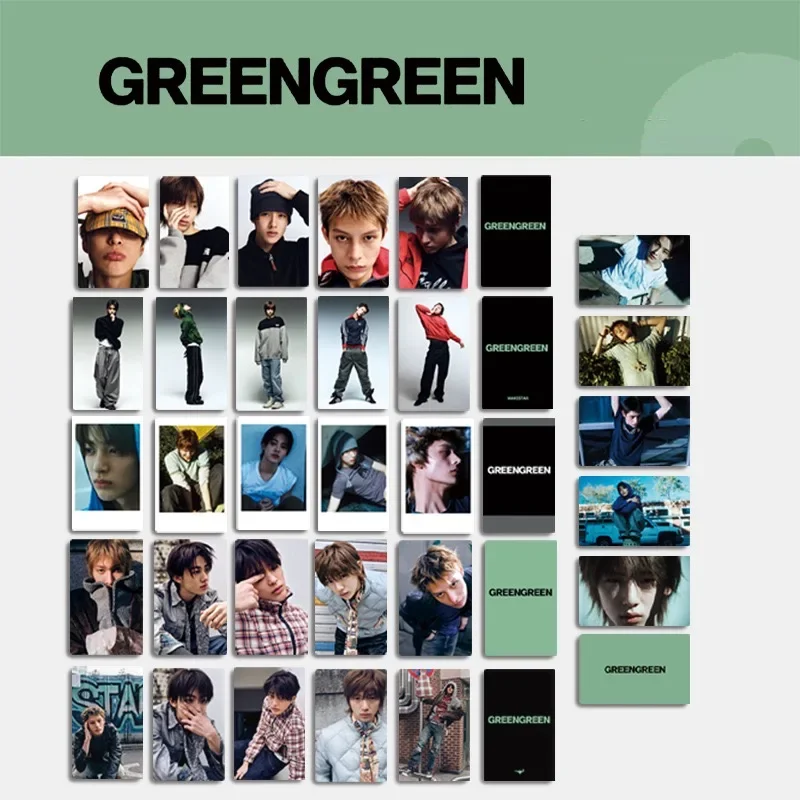 

5Pcs/Set Kpop Boys Group CORTIS New Album "GREENGREEN" Small Card MARTIN JAMES JUHOON KEONHO SEONGHYEON Photocards Fans Gifts