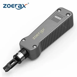 ZoeRax Impact Punch Down Tool Cavo di rete Tagliafili Utensili 110/88 Per sedere il filo nel terminale